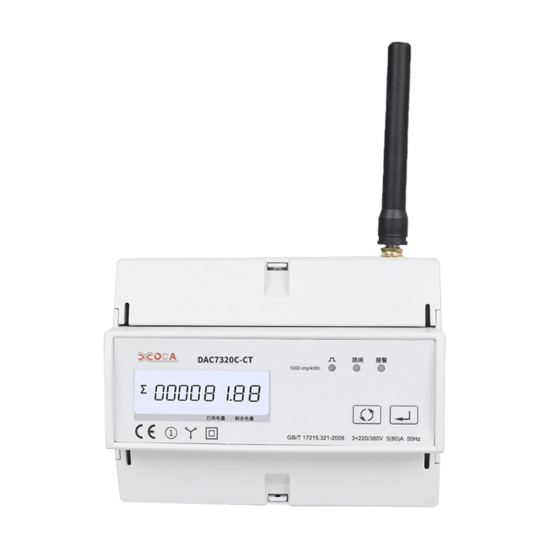 Dac7320c-CT WiFi multifunción en carril DIN con transformador Medidor de energía Modbus inteligente