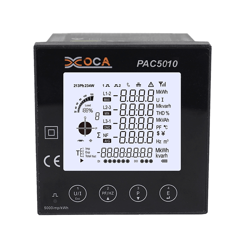 PAC5010 Gran LCD WiFi Smart Power Meter Medidor de energía eléctrica Analizador eléctrico