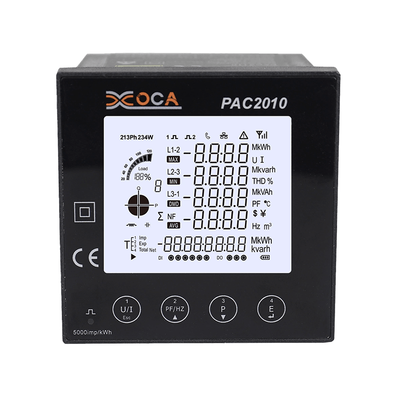 Multímetro de medidor de potencia de panel LCD Smart Modbus PAC5010