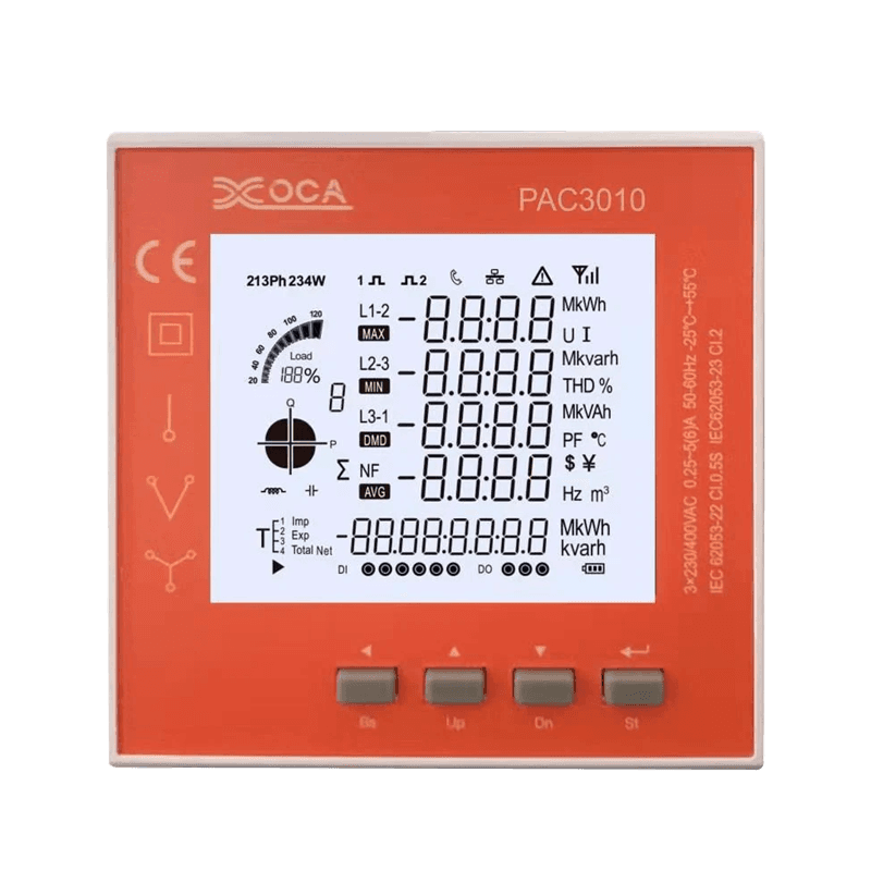 Medidor de potencia de panel electrónico inteligente WiFi