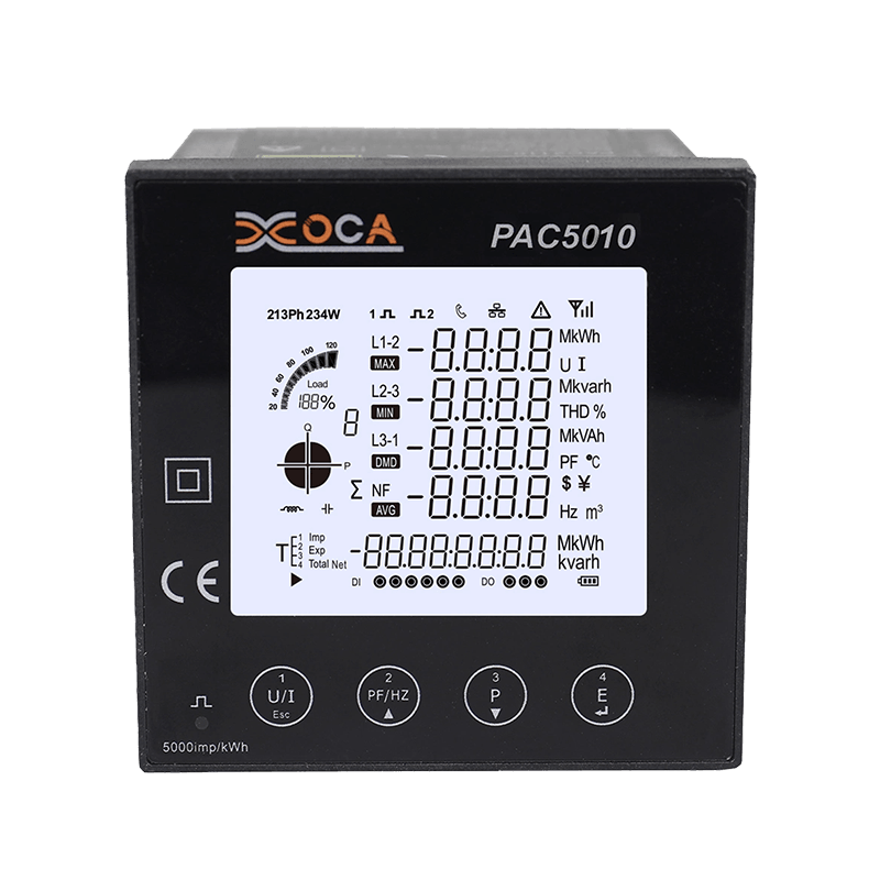 PAC5000 Smart Modbus WiFi Panel eléctrico Medidor de energía Medidor de energía